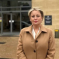 Police and Crime Commissioner Lisa Townsend stands outside Surrey County Council's Woodhatch Place Headquarters following today's Police and Crime Panel meeting. 